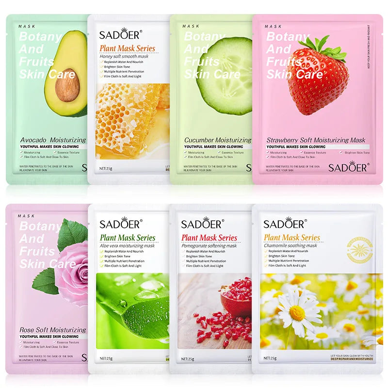 PlantGlow – 8X Face Masks