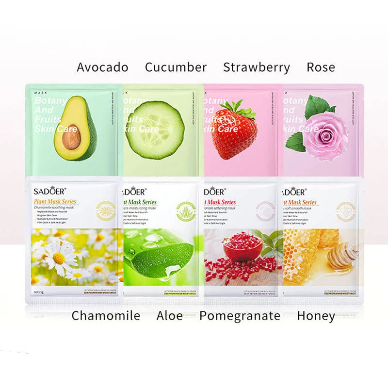 PlantGlow – 8X Face Masks