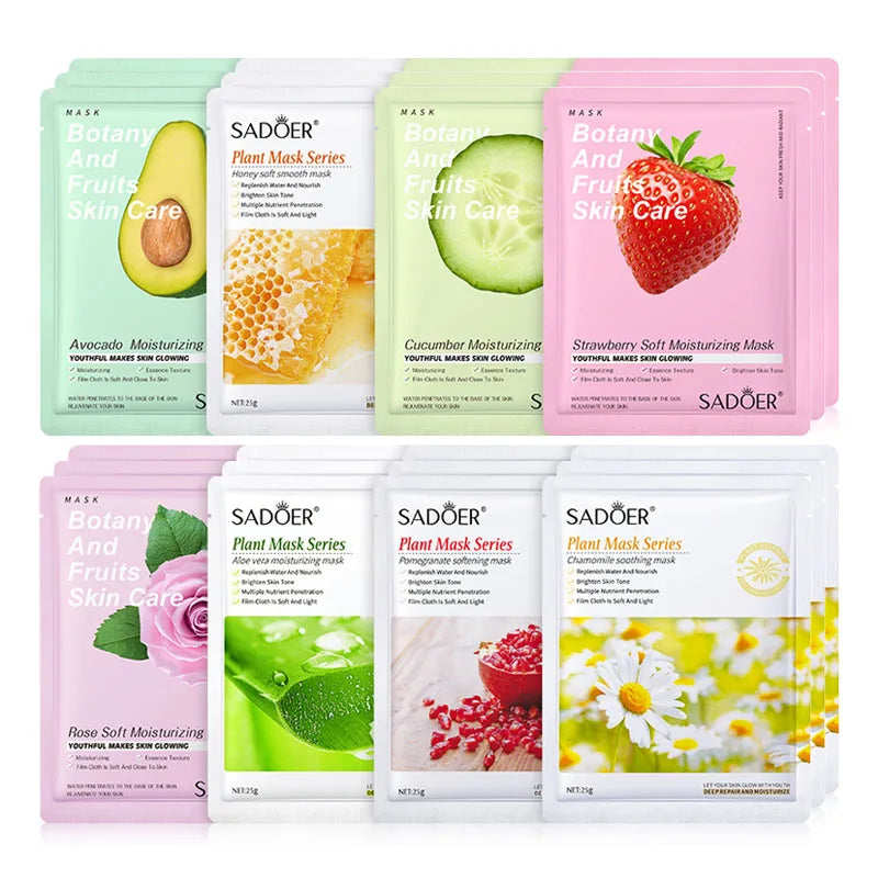PlantGlow – 8X Face Masks