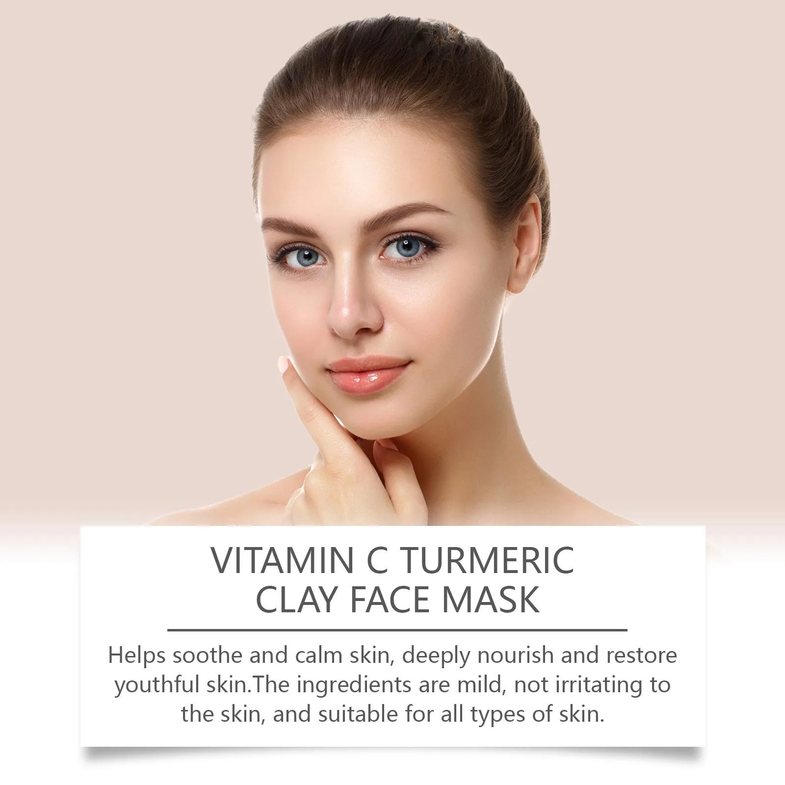 Glow & Clean Exfoliating Mask – Vitamin C + Turmeric