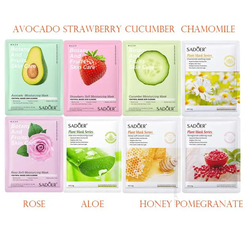 PlantGlow – 8X Face Masks