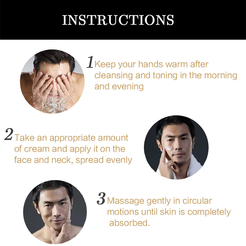 PowerLift Face Cream for Men – Retinol + Collagen