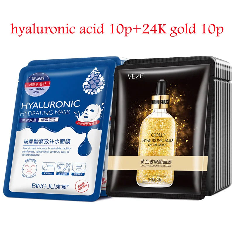 Hydrating & Firming Face Mask Set – 20 Sheets