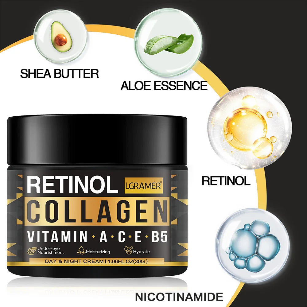 PowerLift Face Cream for Men – Retinol + Collagen