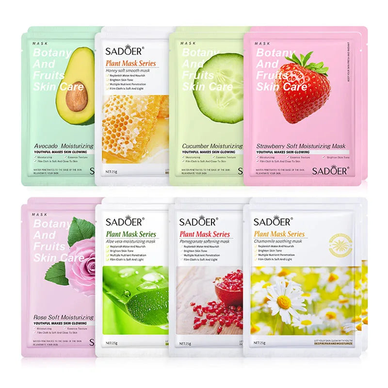 PlantGlow – 8X Face Masks